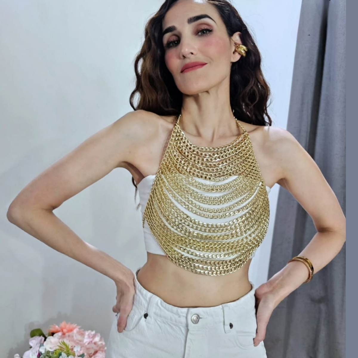 Collar Andrómeda Cadenas dorado