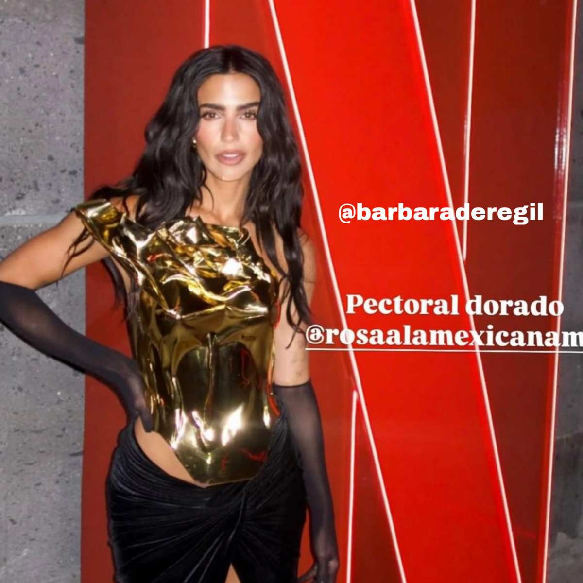 Artemisa Bib Golden Rigid Breastplate