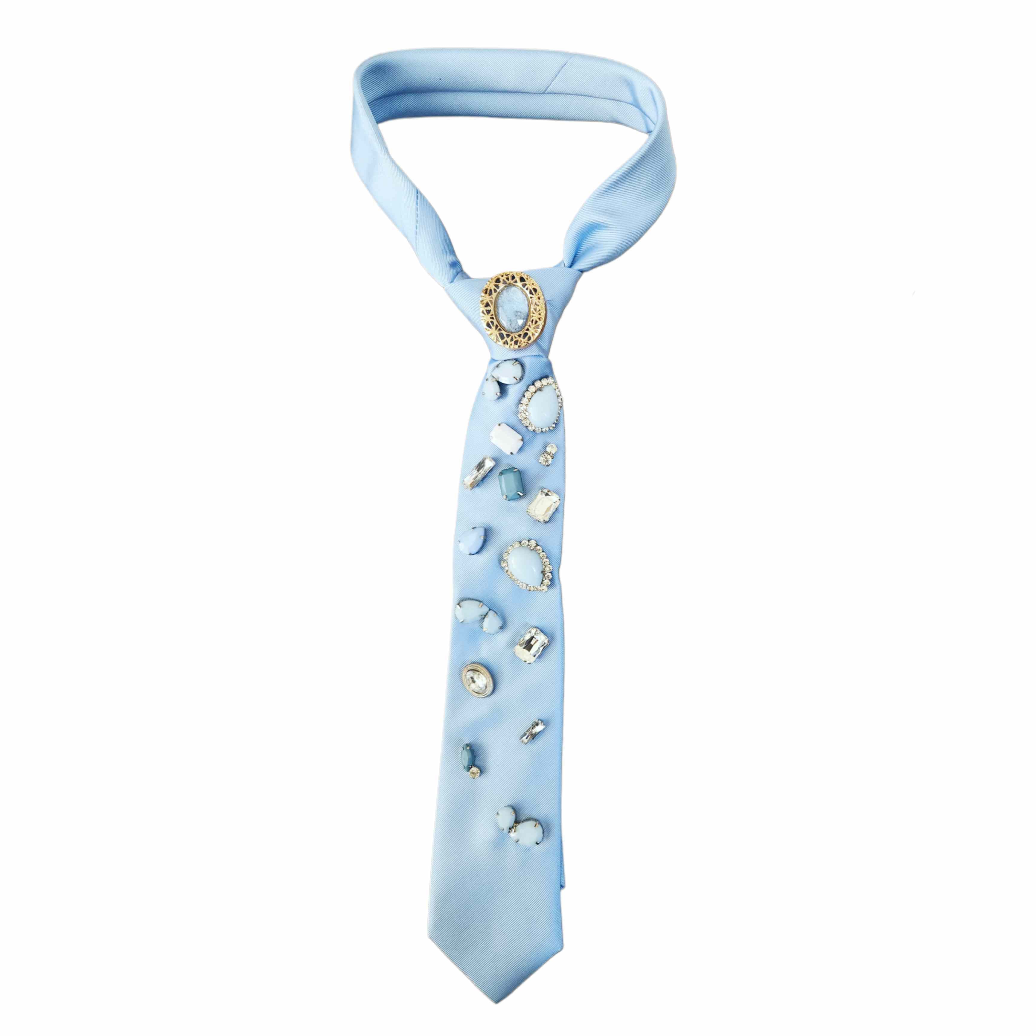 Corbata Delia Azul Cielo