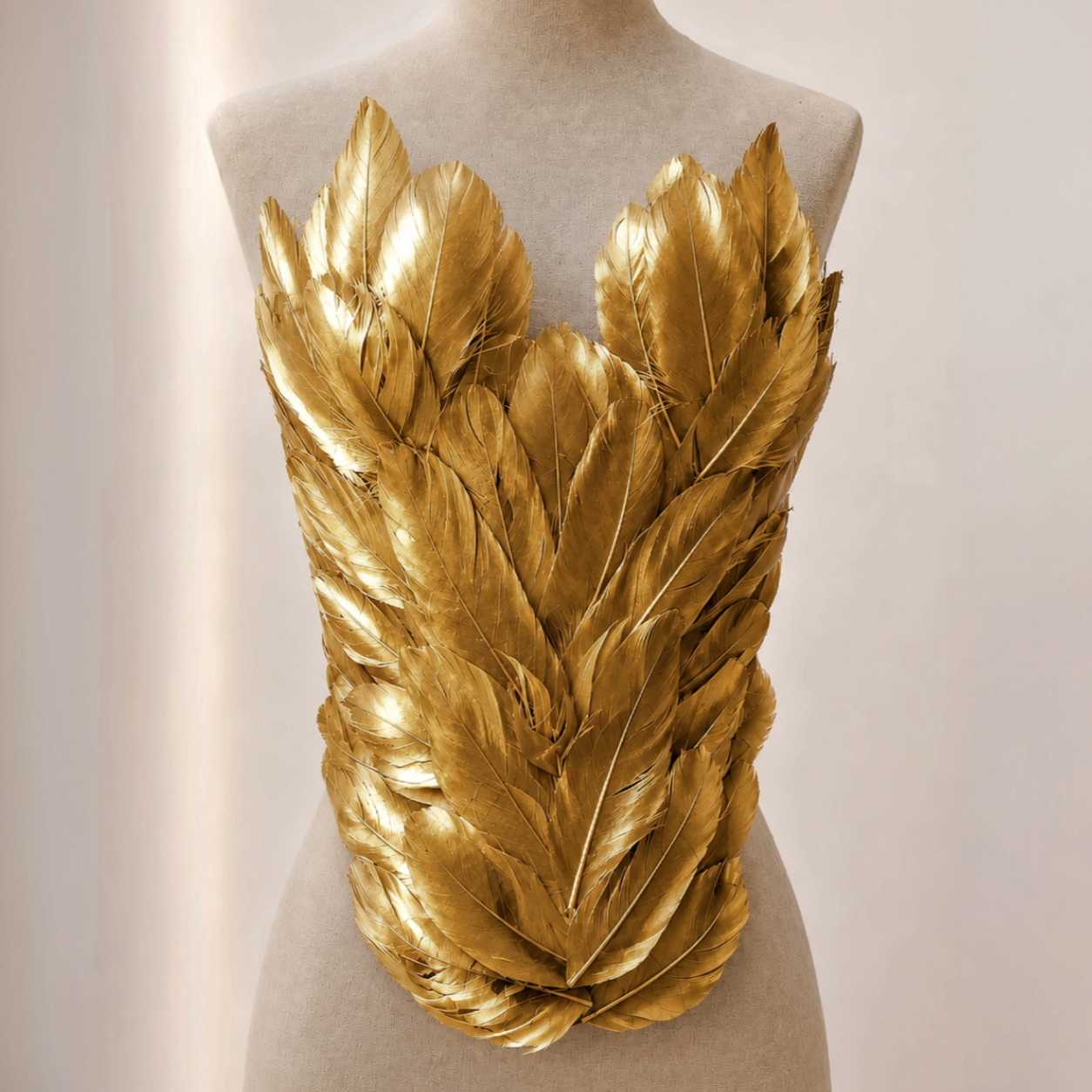 Peto Hécate Plumas Dorado