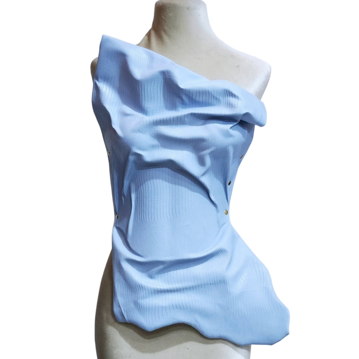 Peto Selene Pechera Rígido Azul celeste croco
