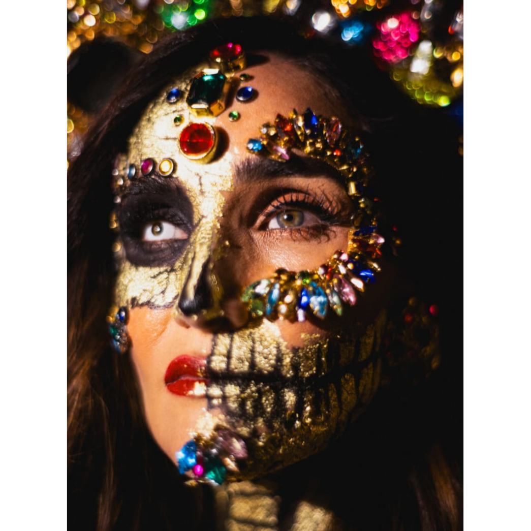 Apliques Rostro para Disfraz de Catrina Isis