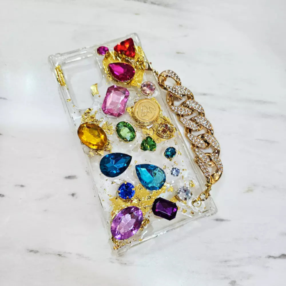 Rainbow Cell Phone Case with Removable Chain (Huawei and Xiaomi)