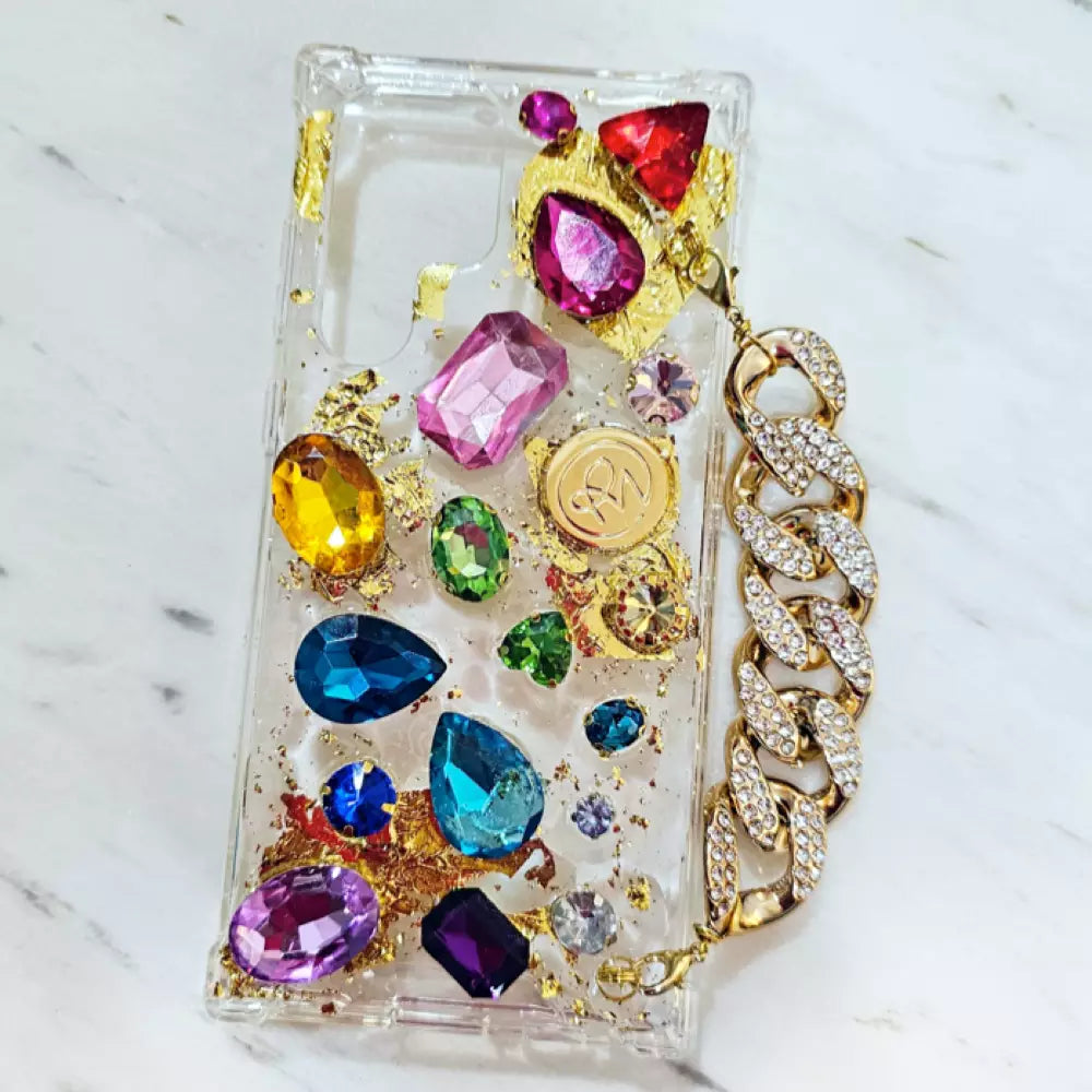 Rainbow Cell Phone Case with Removable Chain (Huawei and Xiaomi)