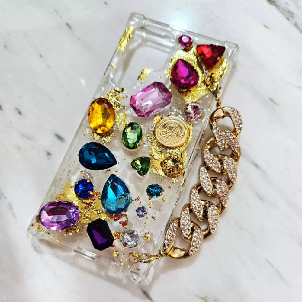 Rainbow Cell Phone Case with Removable Chain (Huawei and Xiaomi)