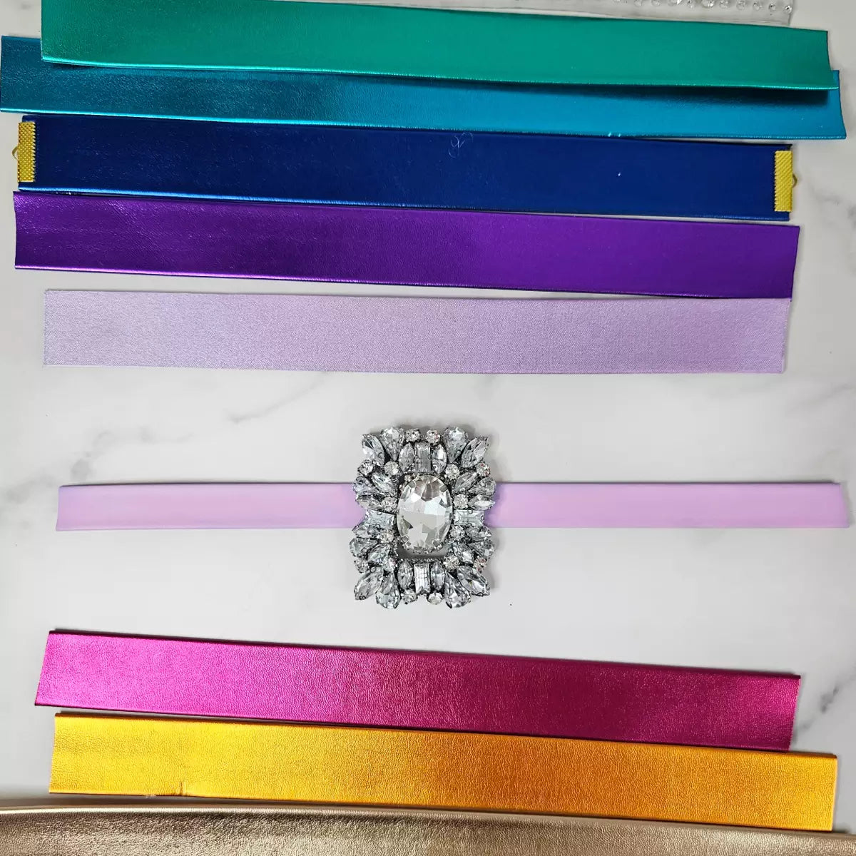 Silver Medallion Choker