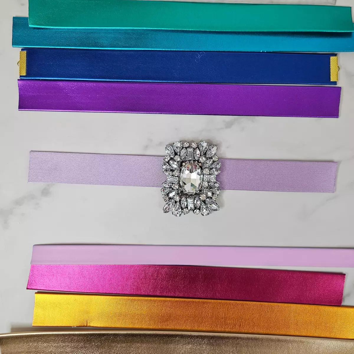 Silver Medallion Choker