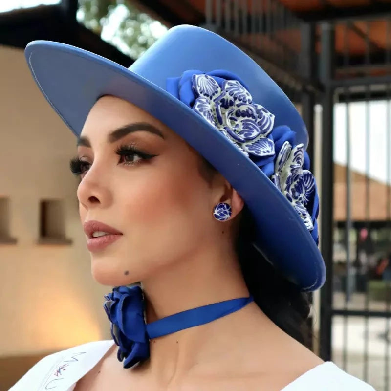 Choker Talavera Rosa y Rojo