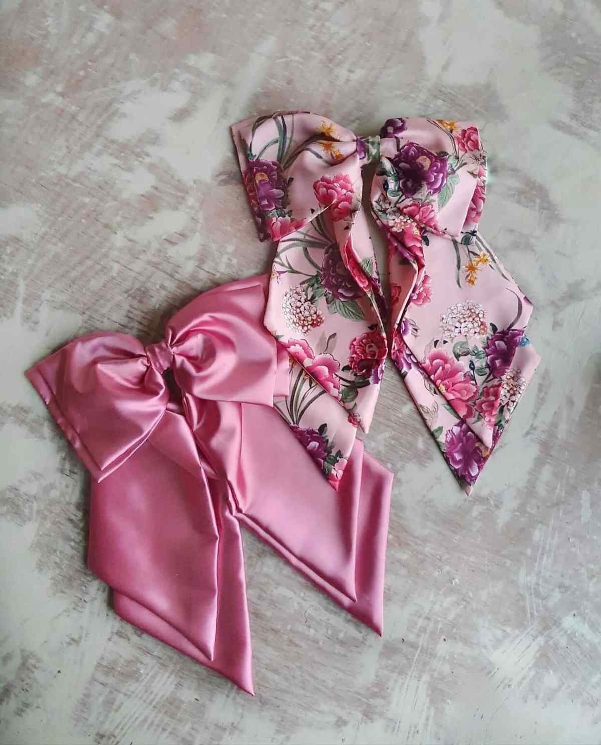 Moño Romance Estampado Chico