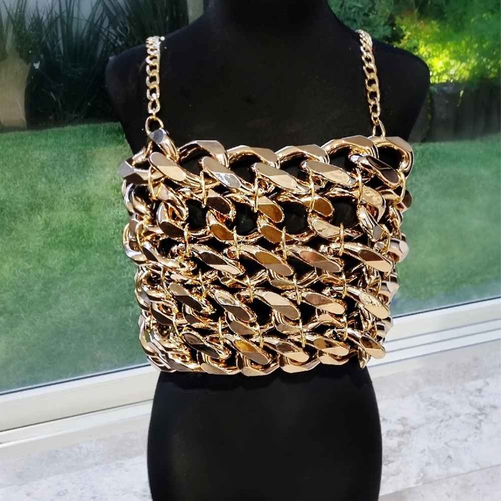 Long Chain Link Top