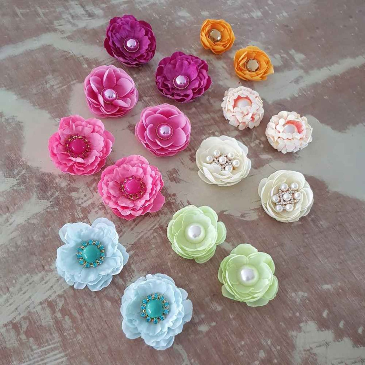 Flower Pin Earrings