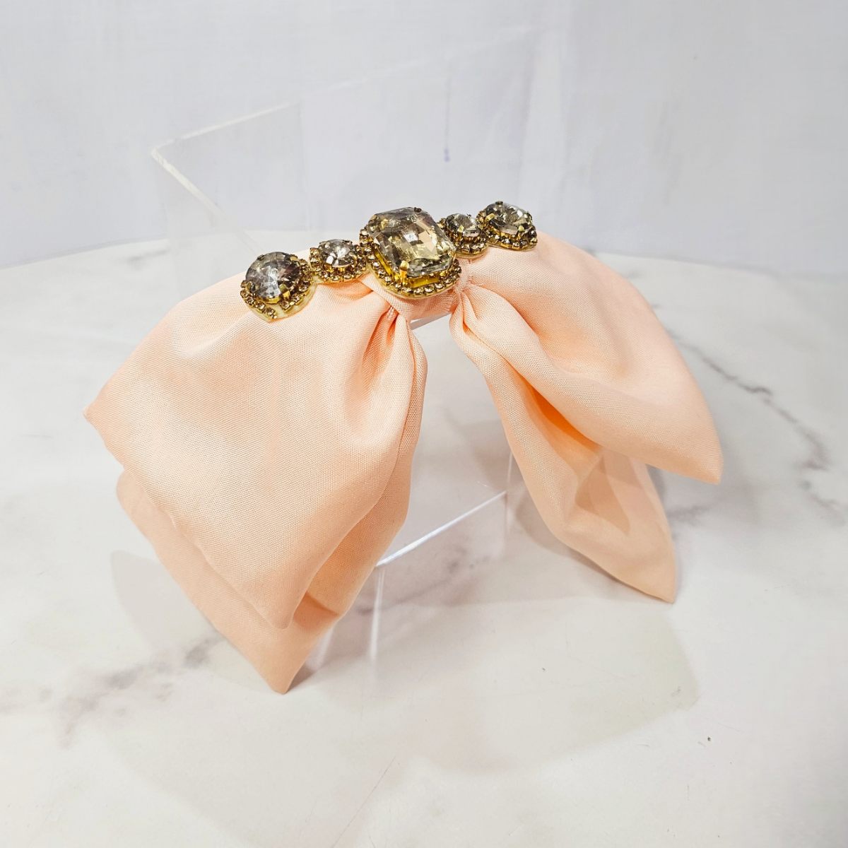 Angela crystals bow