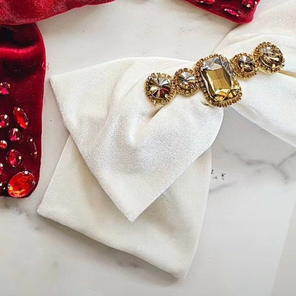 Angela crystals bow