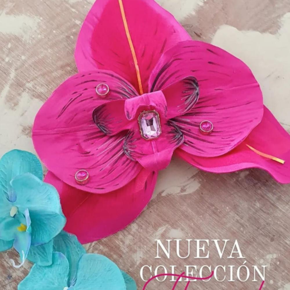 Broche Maxi Flor Orquídea