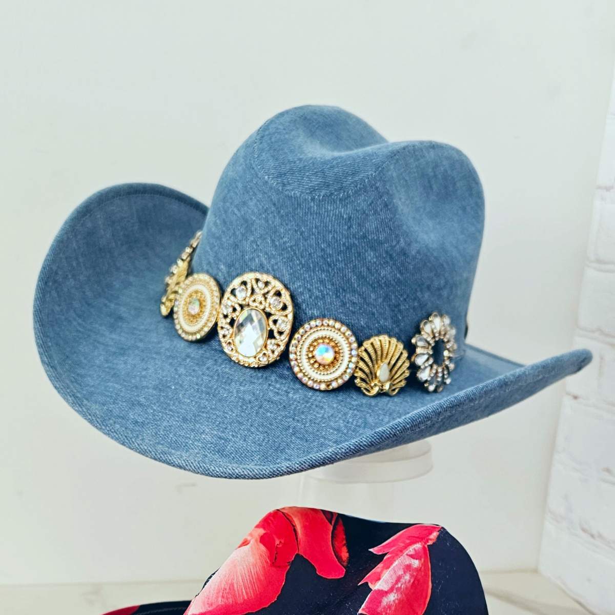 Sombrero Texana Texas Denim Sombrero Vaquero