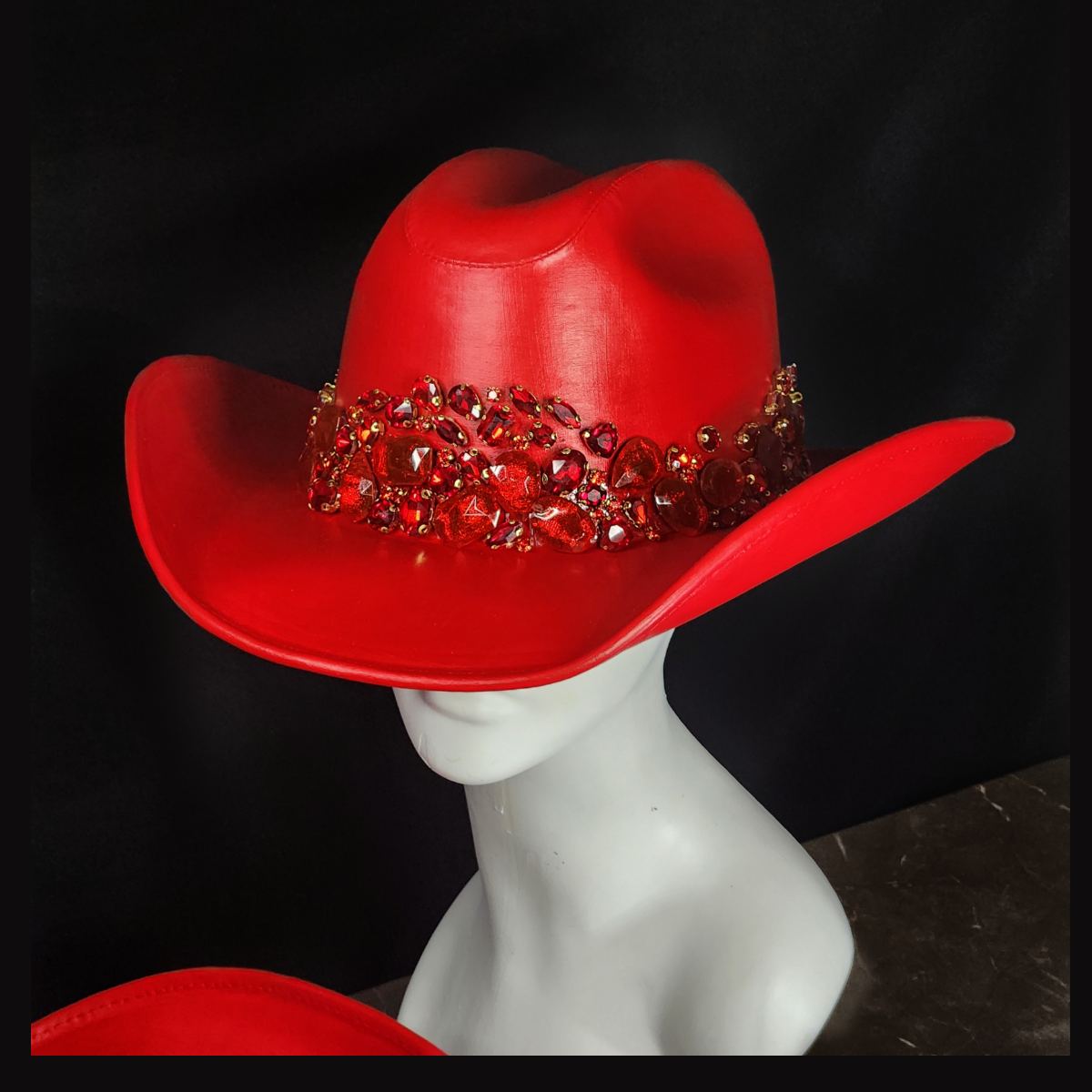 Sombrero Texana Carmesí