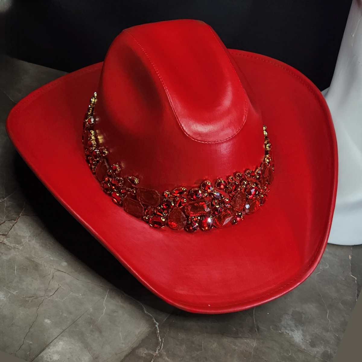 Sombrero Texana Carmesí