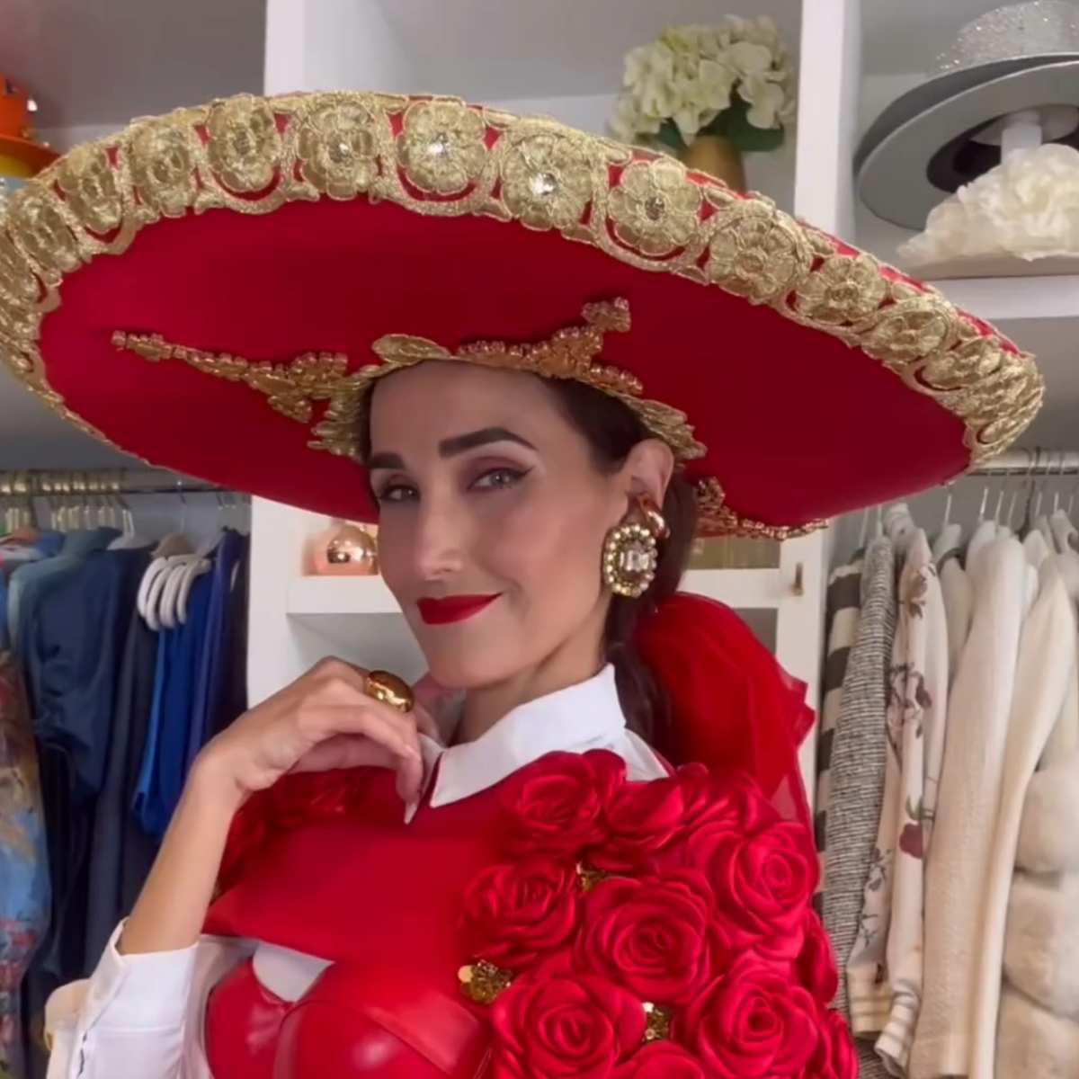 Sombrero Charro Olivia Rojo