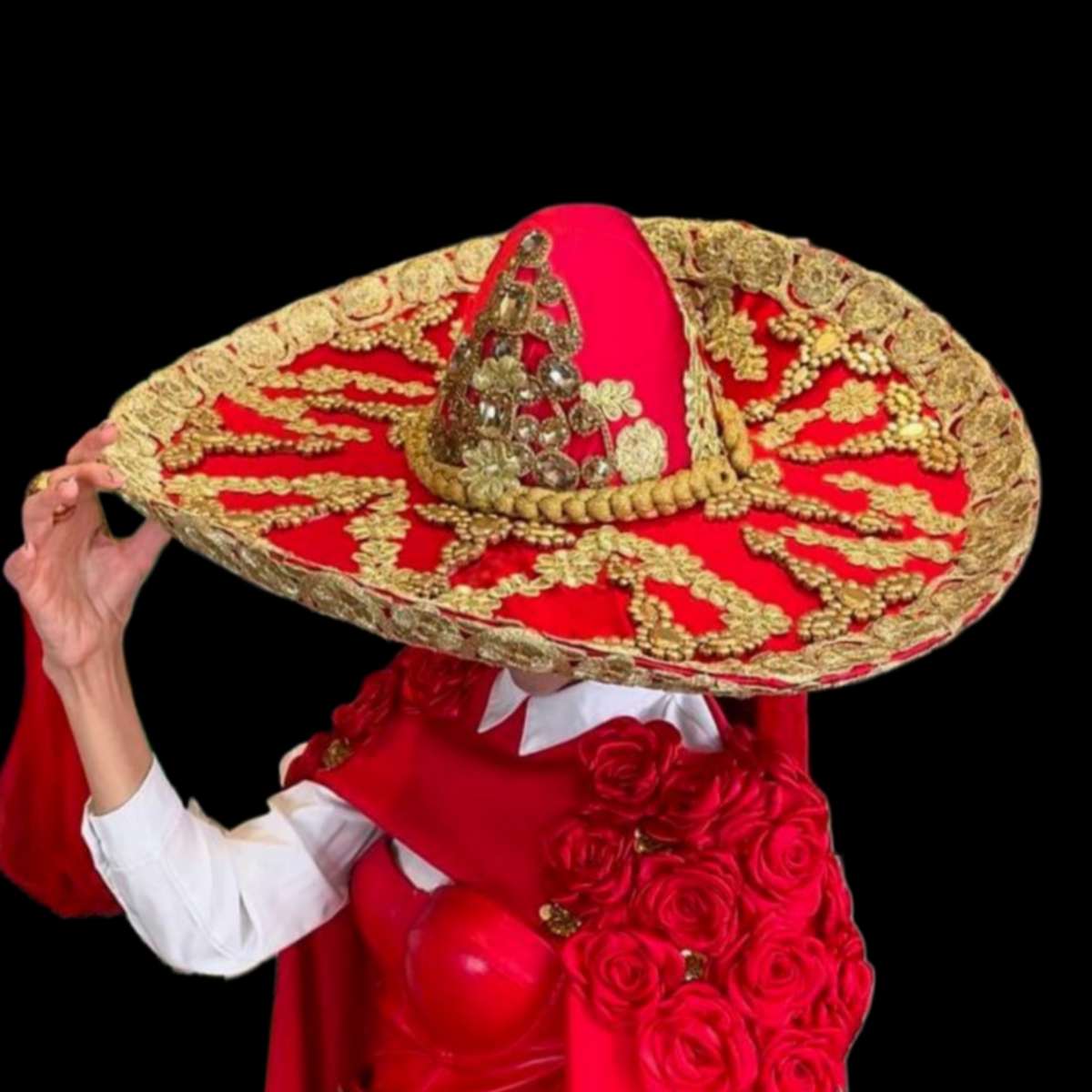 Sombrero Charro Olivia Rojo