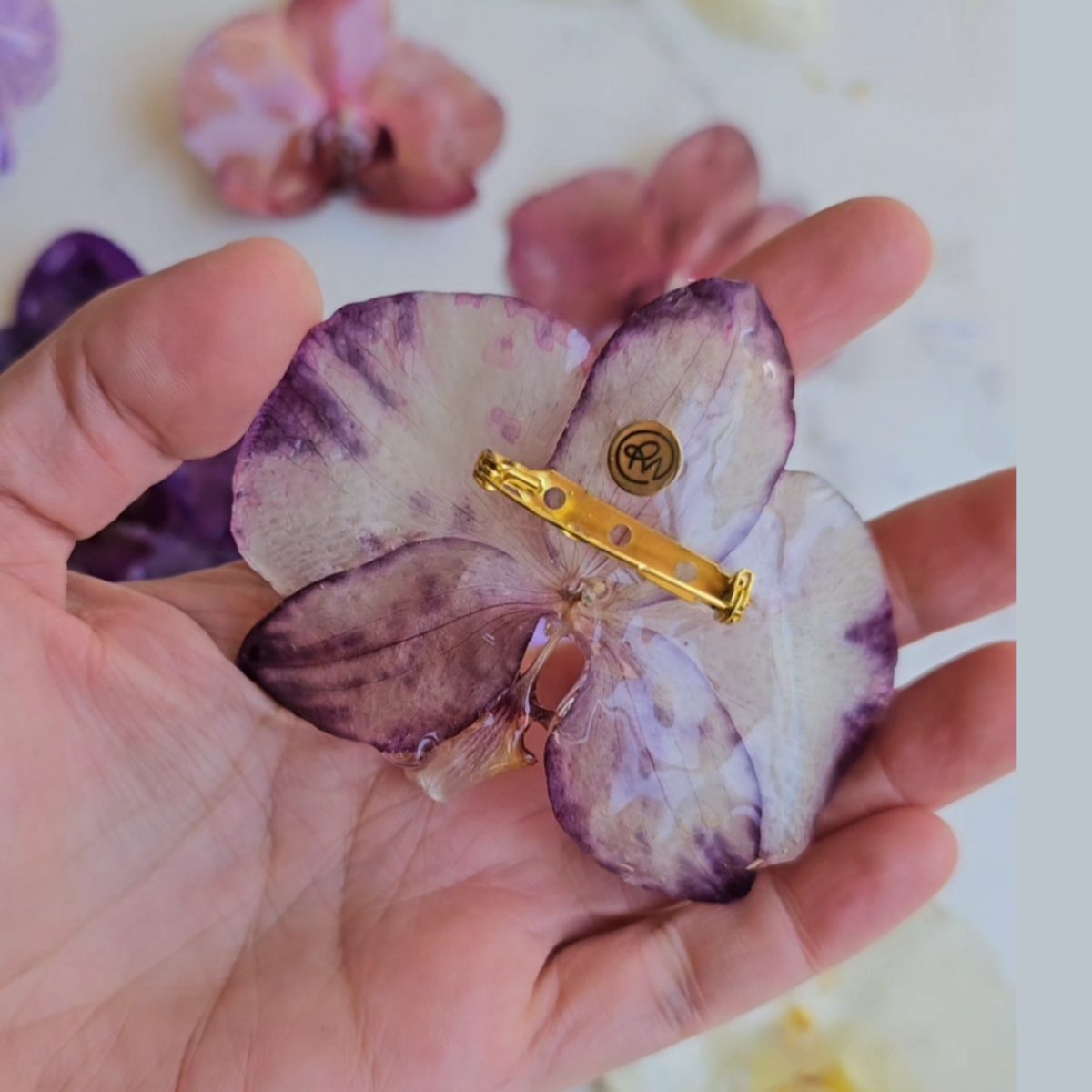 Prendedor Orquídea Real