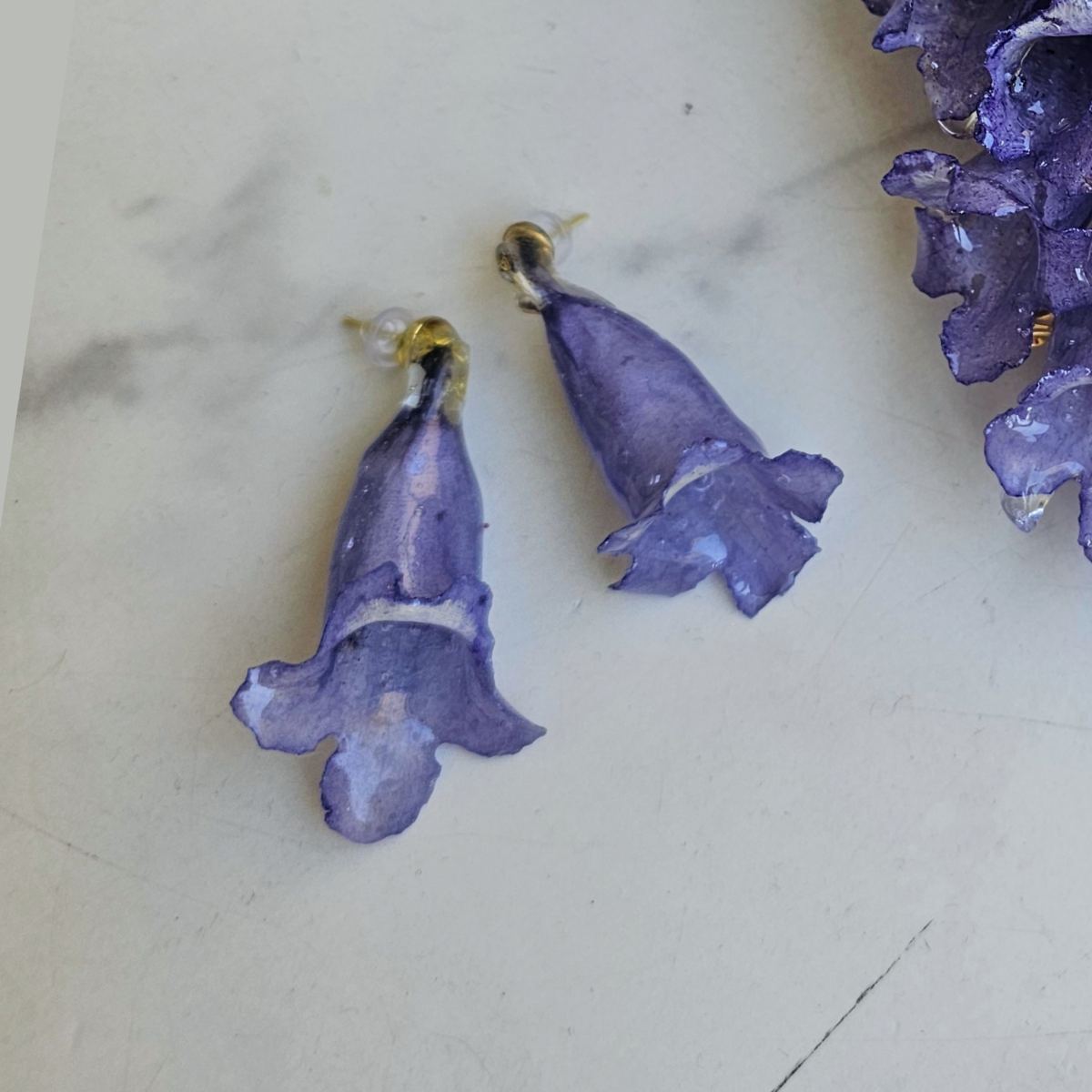Aretes Jacaranda Real preservados