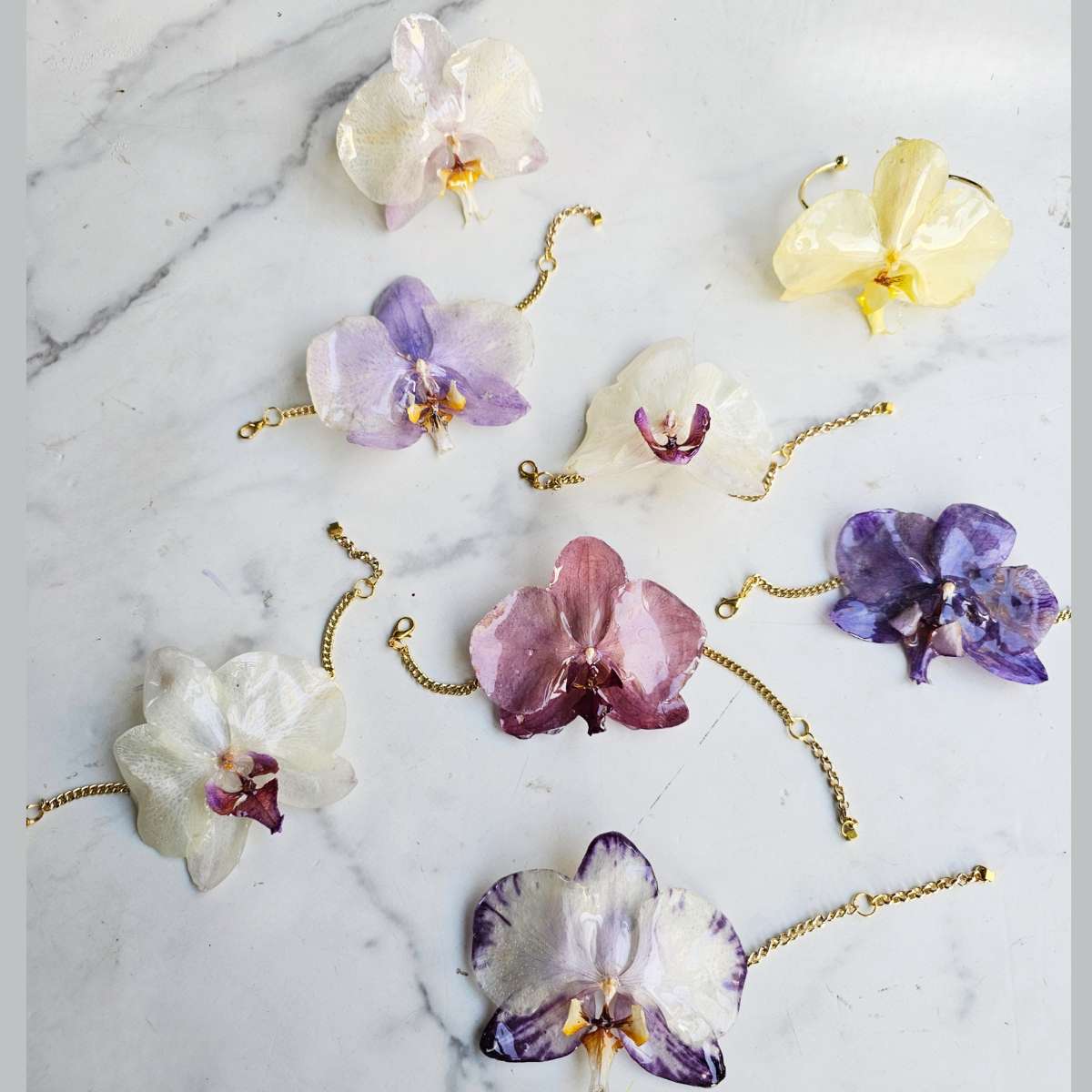 Pulsera Orquídea Real