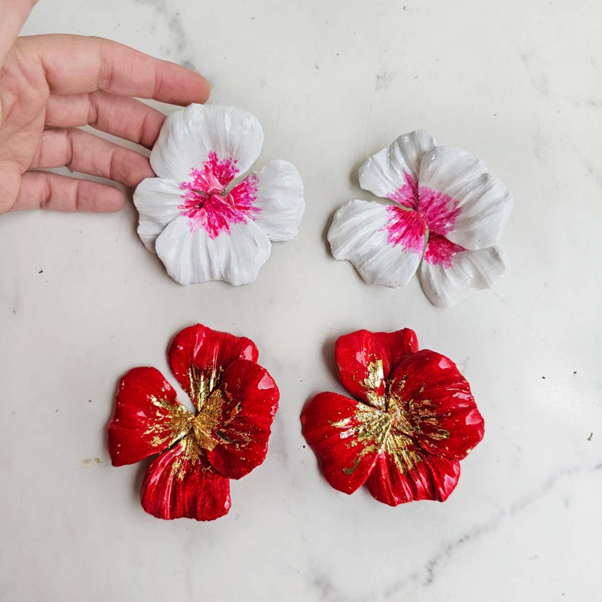 Aretes Flor Hawaii