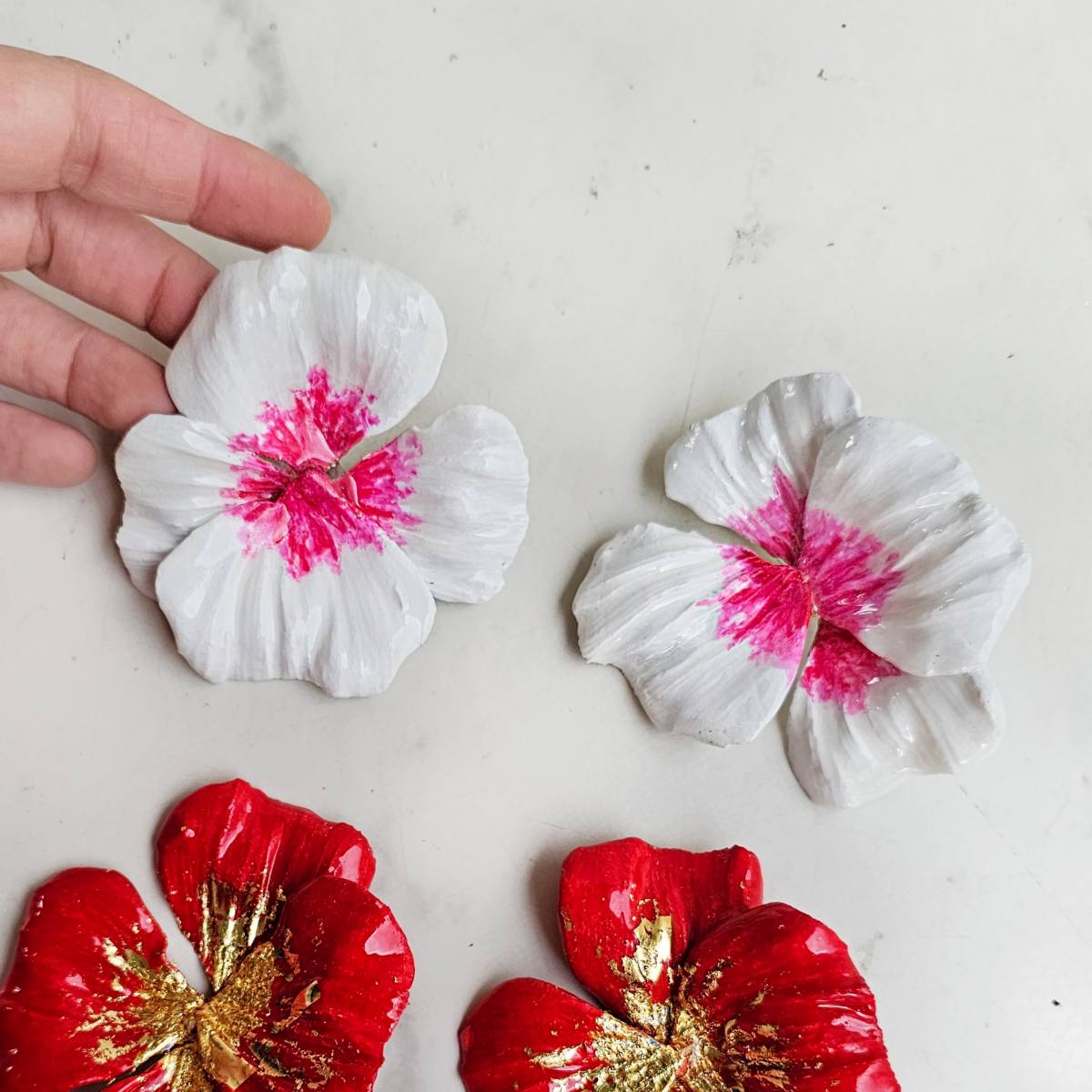 Aretes Flor Hawaii
