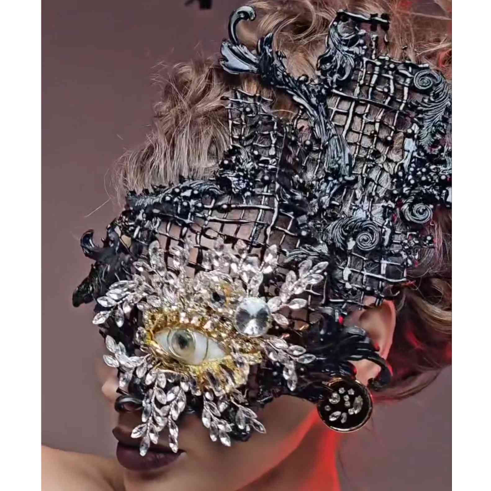 Antifaz Ojo Cristales Frankenstein