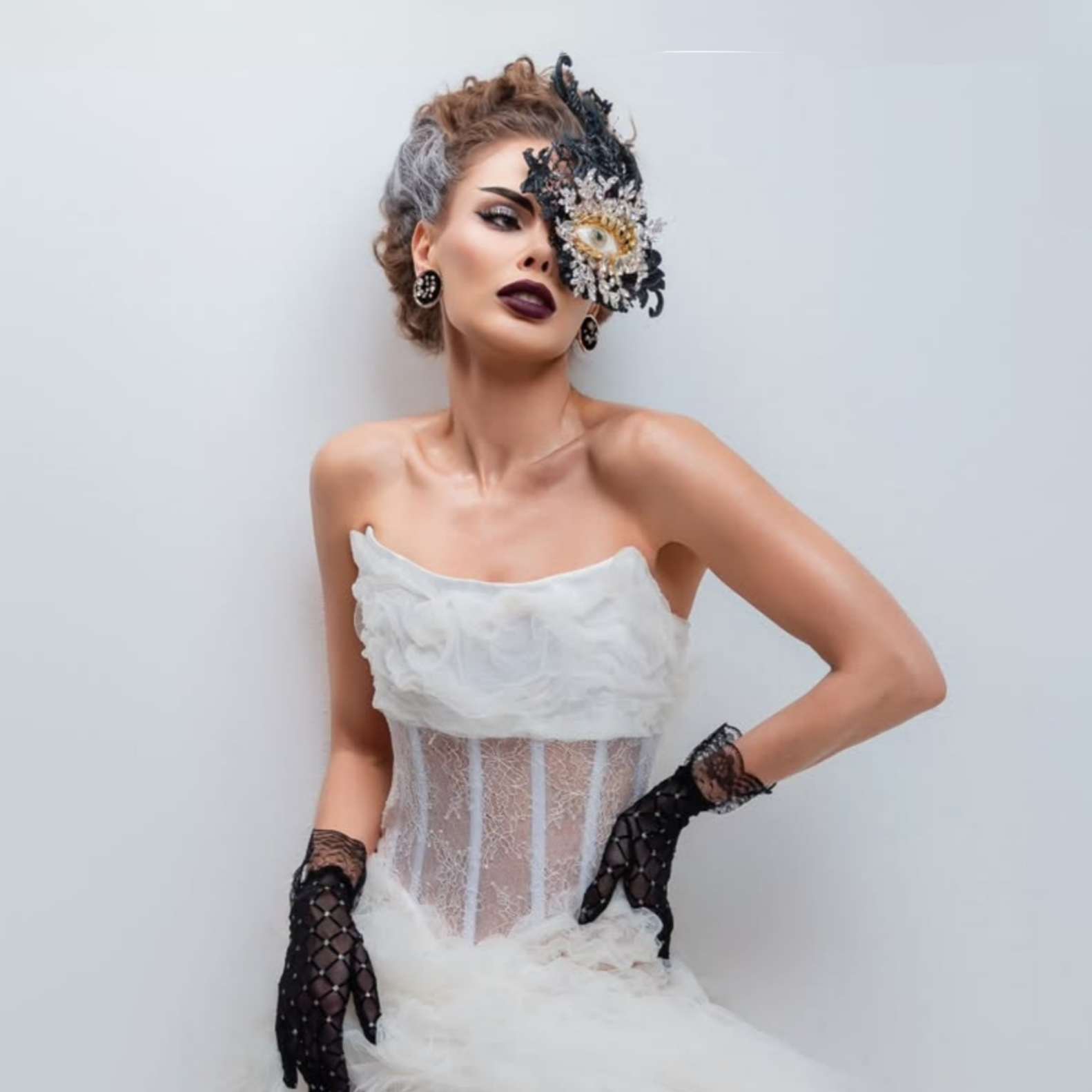 Antifaz Ojo Cristales Frankenstein