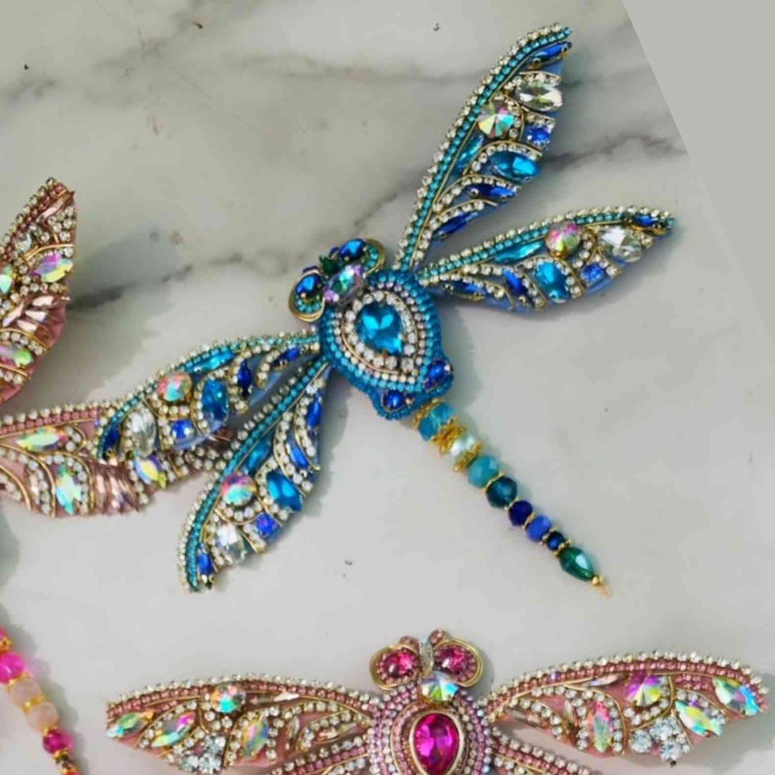 Prendedor Libélula CHICO 12cm · Prendedor Artesanal Insecto