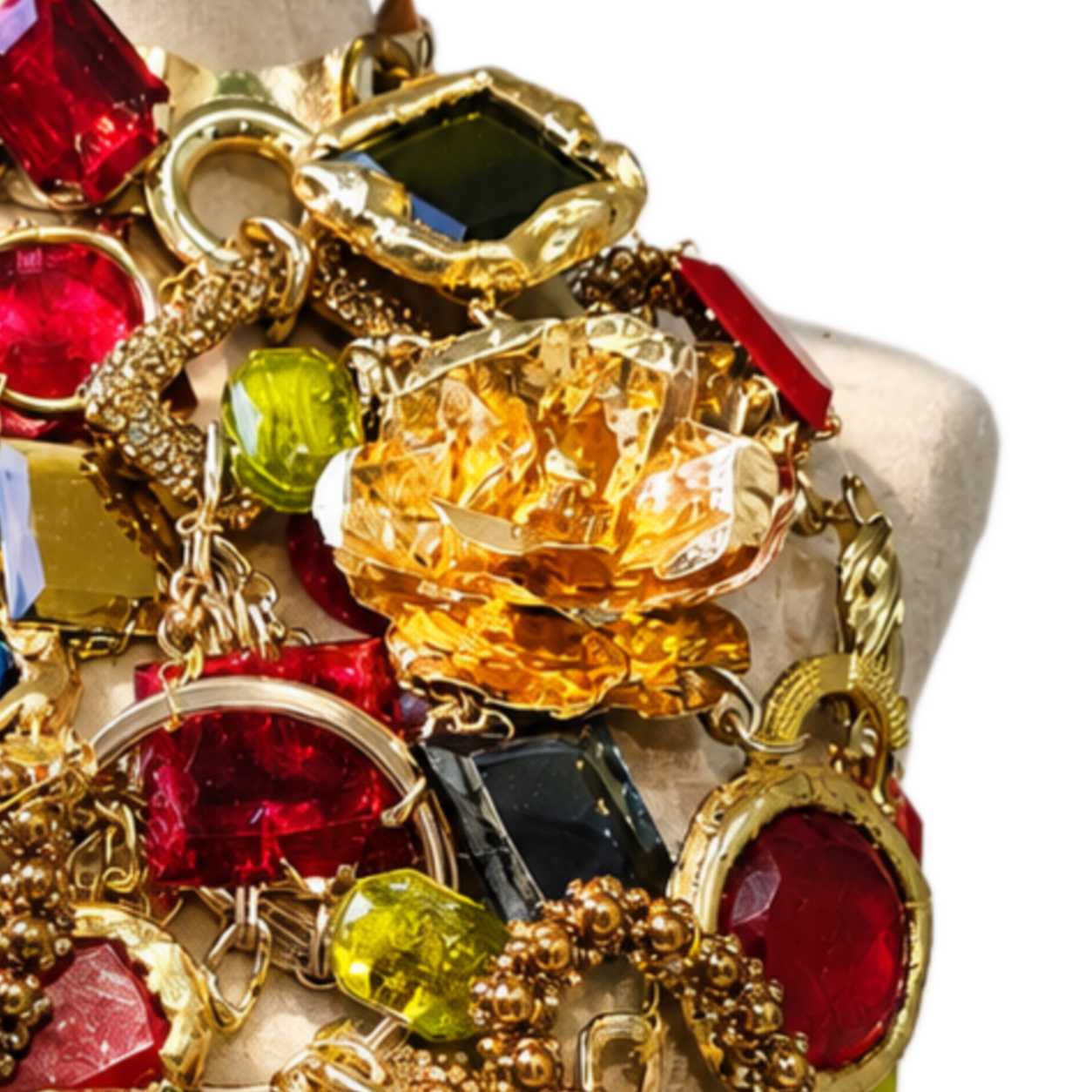 Top Isis Cristales y hoja de Oro