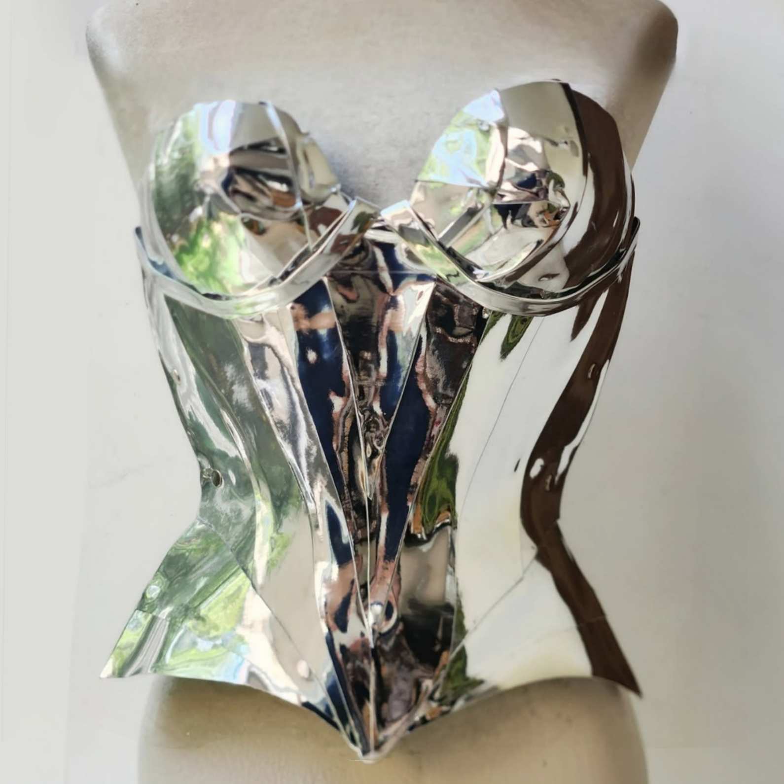 Pechera Diana Peto Rígido Plata