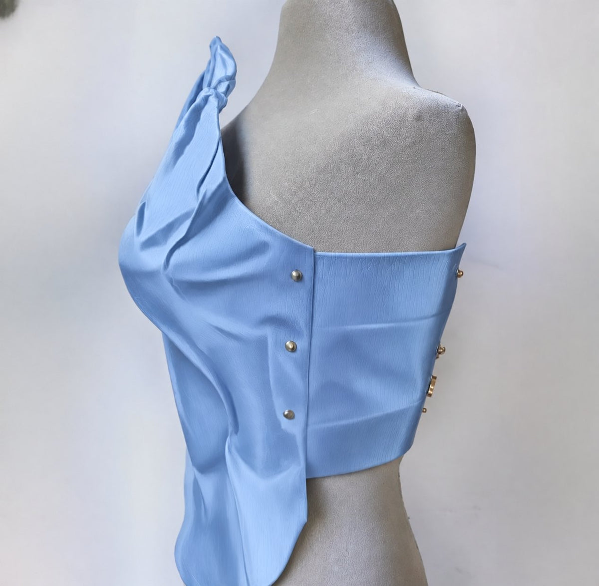 Peto Selene Pechera Rígido Azul celeste croco