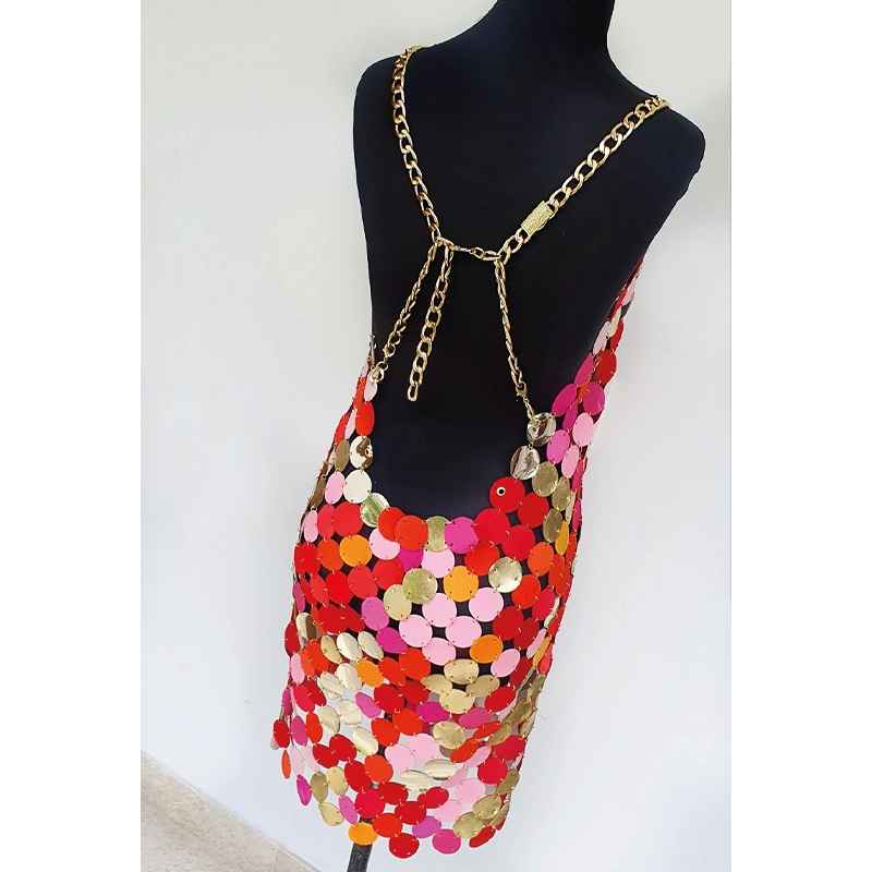 Vestido Corto Coins