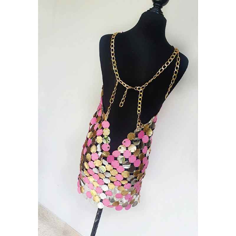 Vestido Corto Coins