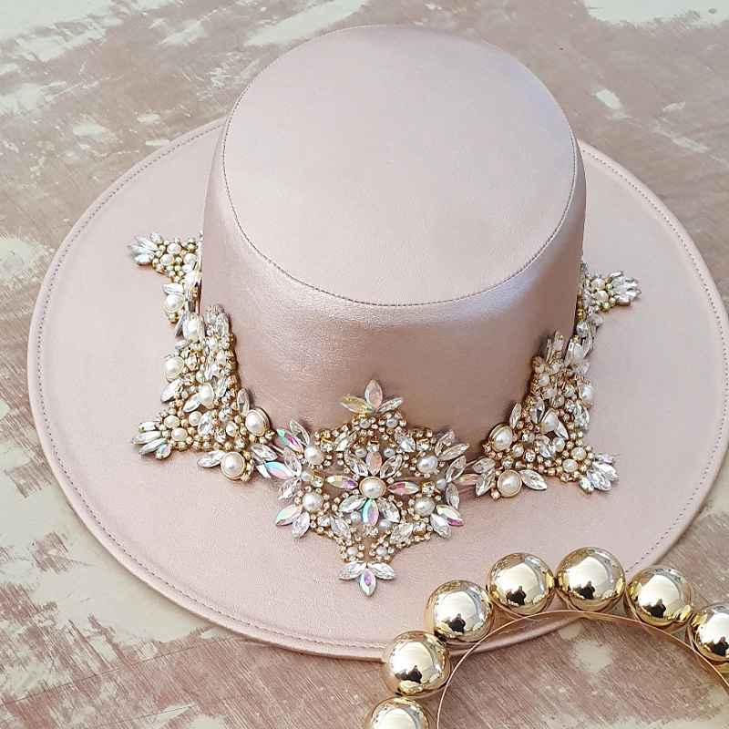 Sombrero Cordobés Regina Lux con cristales austriacos