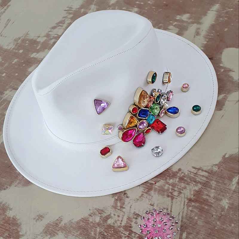 Splat Colors Fedora Hat
