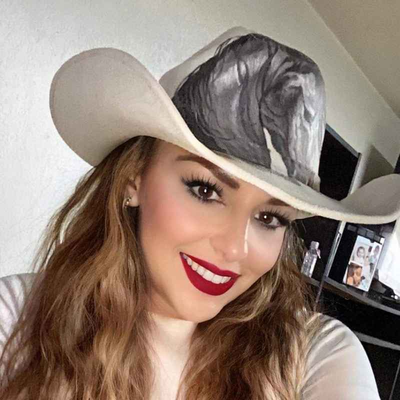 Sombrero Texana Pintado Al Óleo